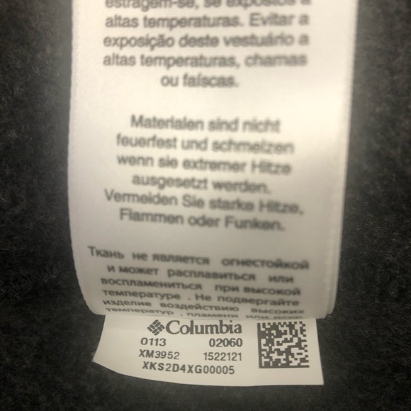 Columbia MINNESOTA Logo Academia Preppy School Sports Zip Gray Fleece Jacket XXL - Picture 12 of 14